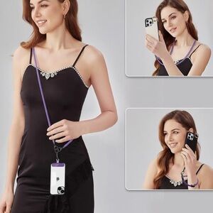 Cell Phone Lanyard Holder Anti Theft Crossbody Phone Wrist & Neck Strap